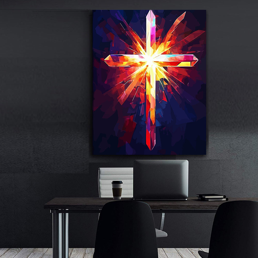 Set Pictură pe numere – Cruce Creștină 6290