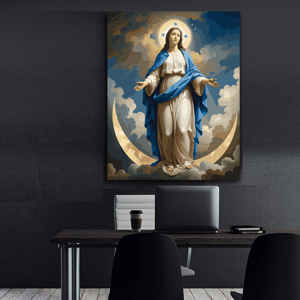 Set Pictură pe numere – Fecioara Maria 6307