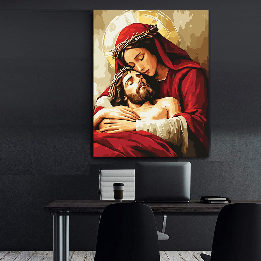 Set Pictură pe numere – Doliul Matern 6268