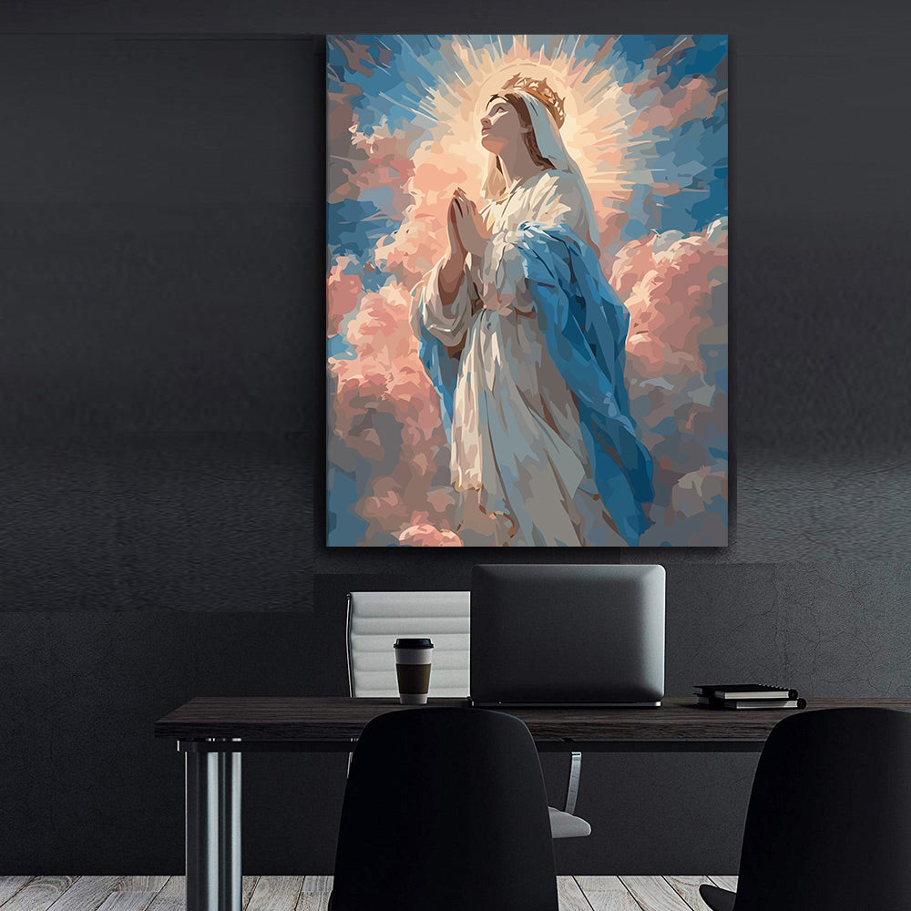 Set Pictură pe numere – Fecioara Maria 6257