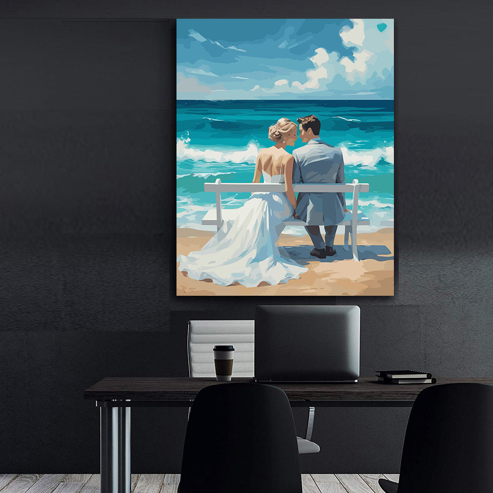 Set Pictură pe numere – Just Married 6449