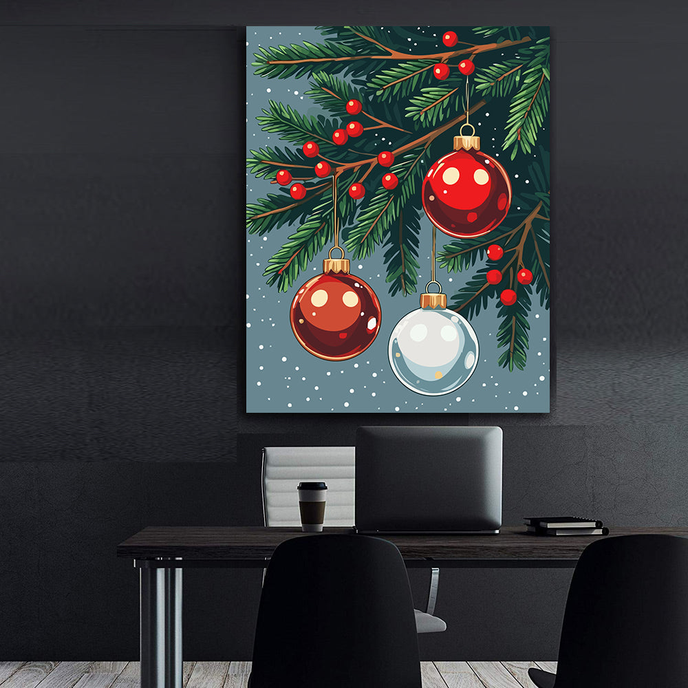 Set Pictură pe numere – Decorațiuni Crăciun 6166