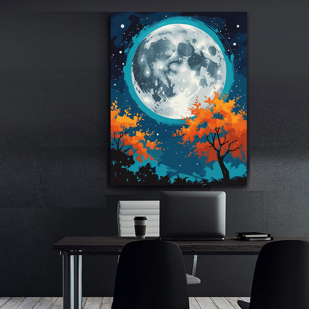 Set Pictură pe numere – Lună Plină 6074.0