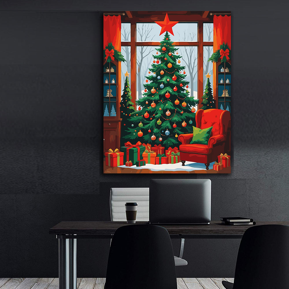 Set Pictură pe numere – Brad De Crăciun 6145