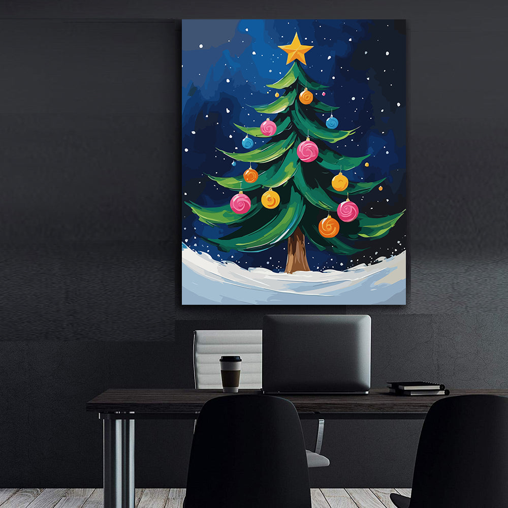 Set Pictură pe numere – Brad De Crăciun 6194