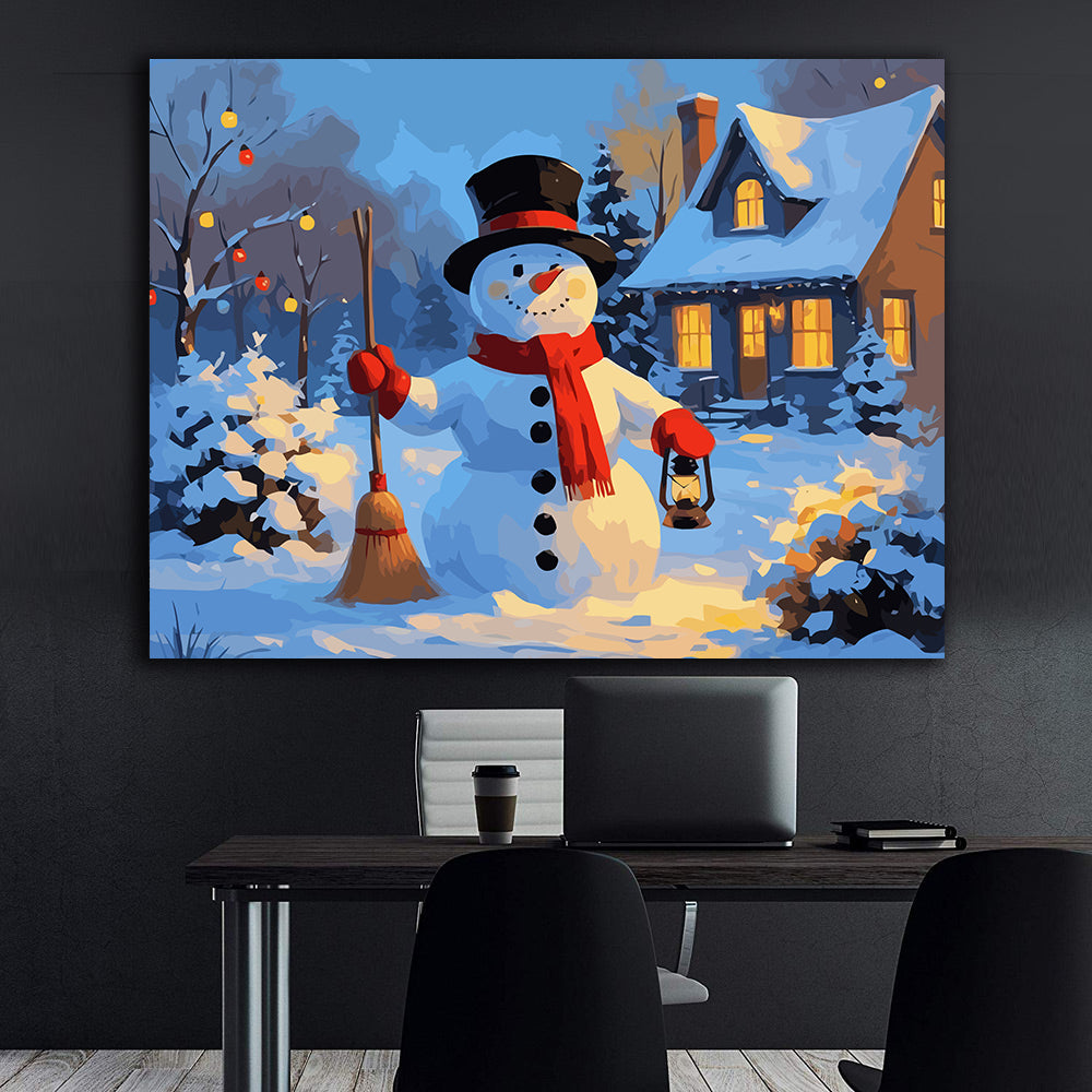 Set Pictură pe numere – Om De Zăpadă 6221