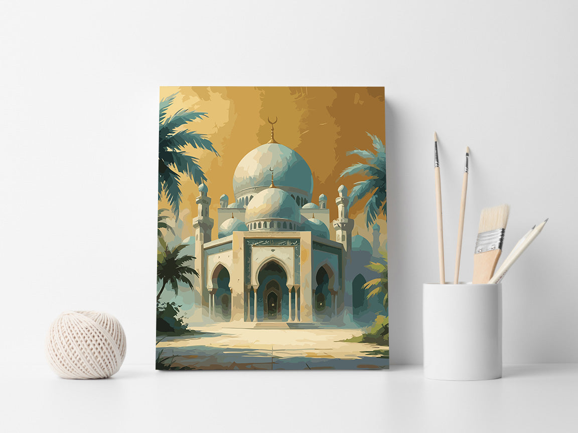Set Pictură pe numere – Moscheea Poartă Către Cer 6380