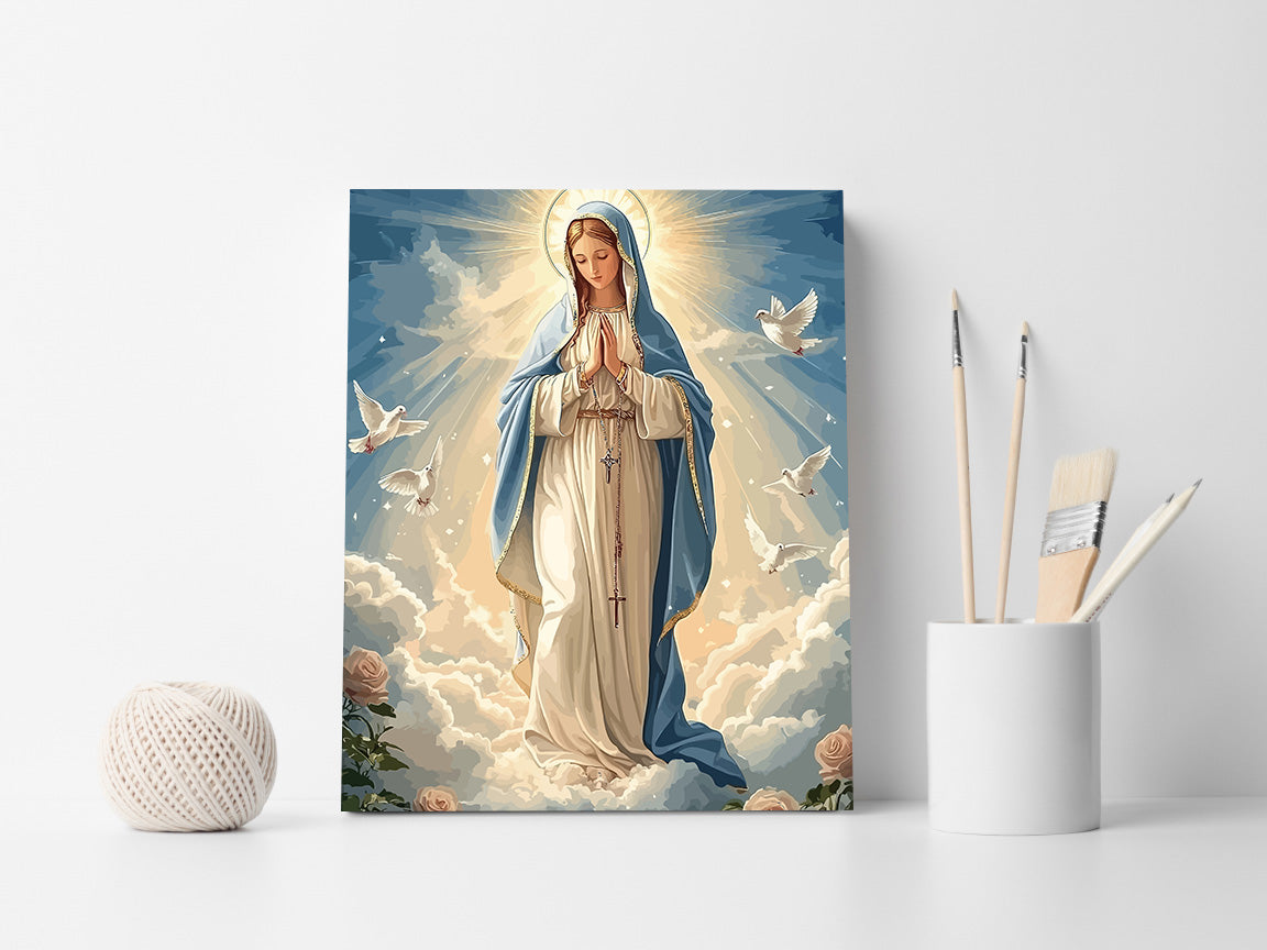 Set Pictură pe numere – Adormirea Măicii Domnului 6253