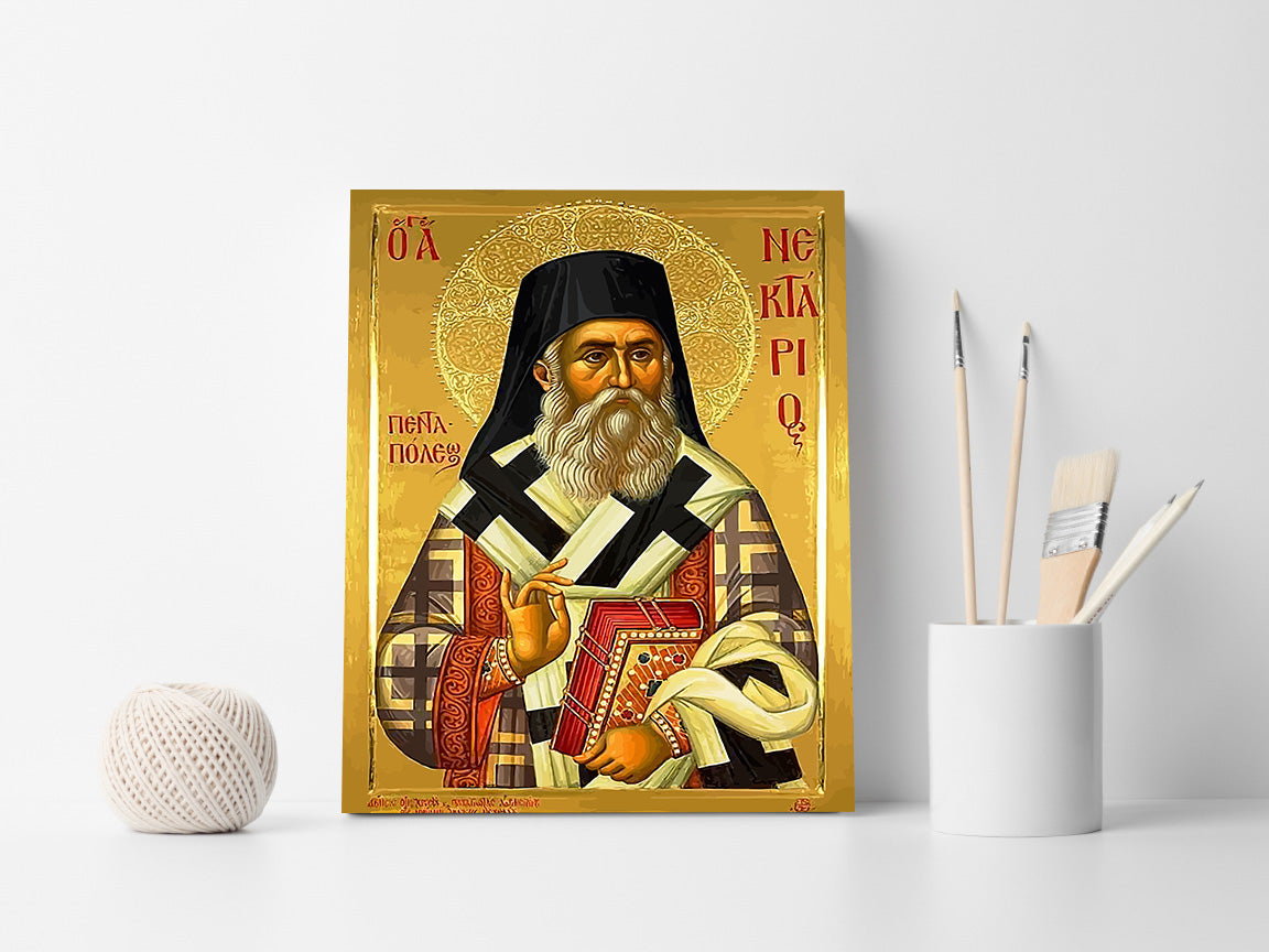 Set Pictură pe numere – Sfântul Nectarie De Eghina 6419