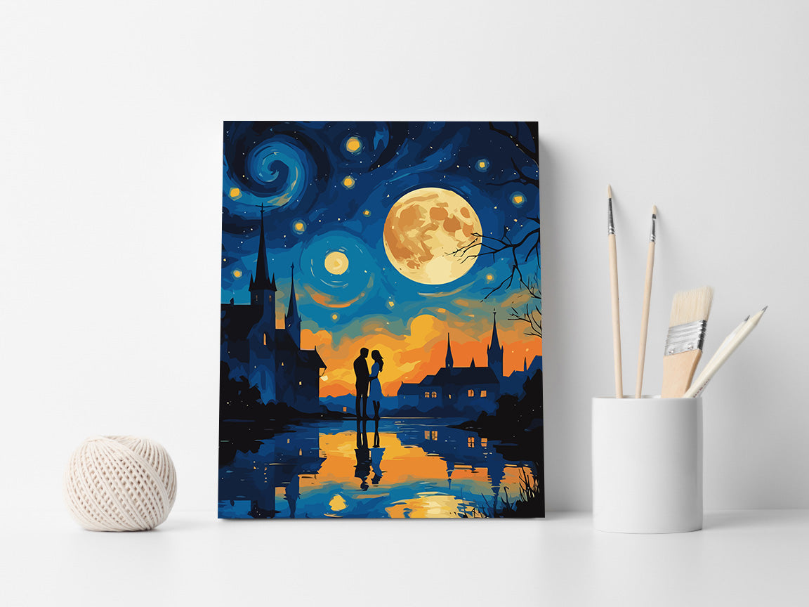 Set Pictură pe numere – Sub Lumina Lunii 6440