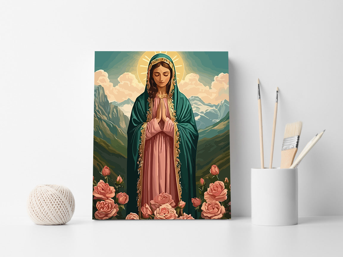 Set Pictură pe numere – Fecioara Maria 6240