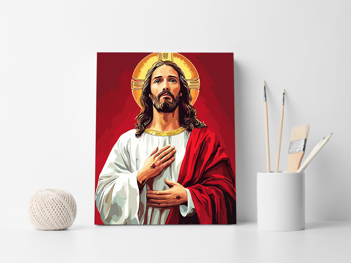 Set Pictură pe numere – Isus Hristos 6282