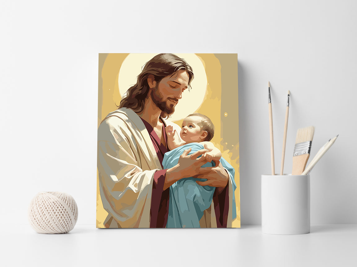 Set Pictură pe numere – Puritatea Copilului 6293