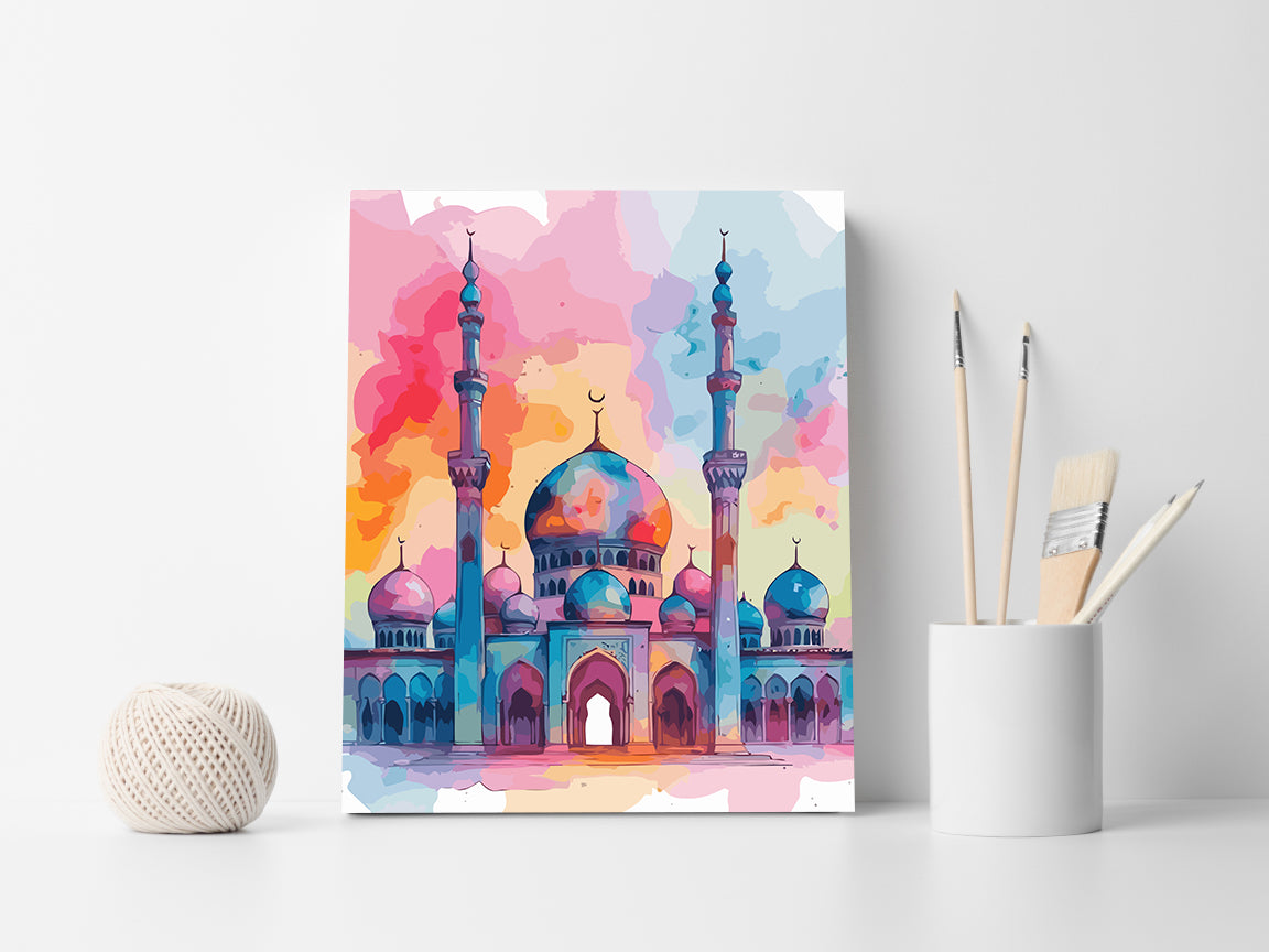 Set Pictură pe numere – Moschee La Apus 6336