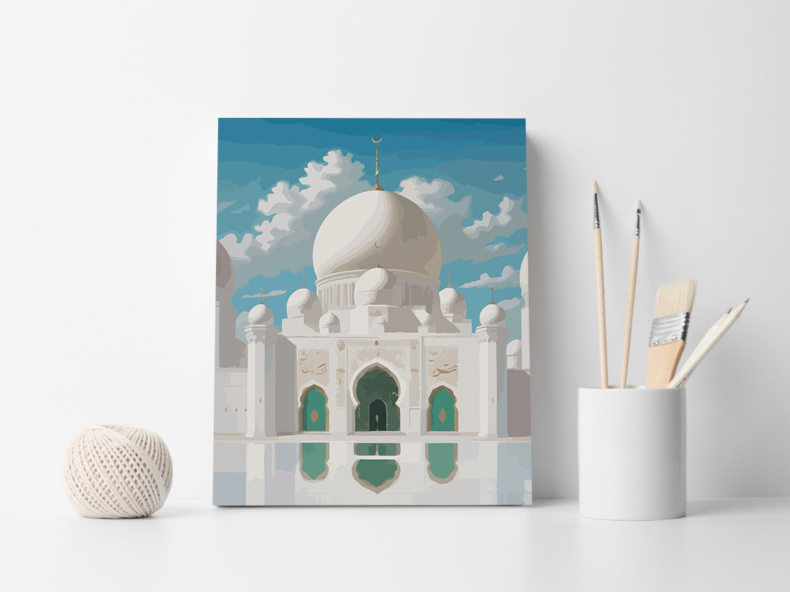 Set Pictură pe numere – Marea Moschee Sheikh Zayed 6341