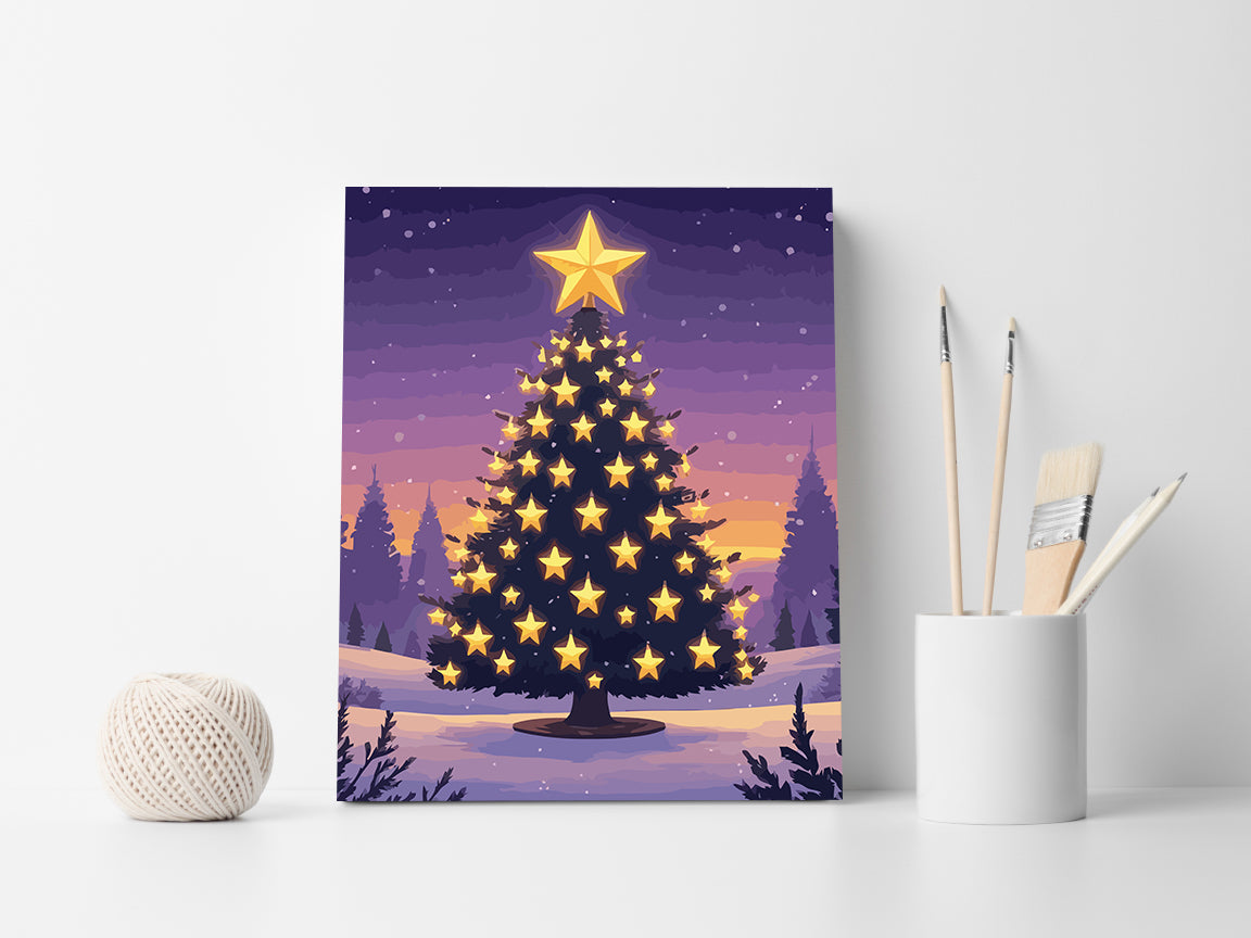 Set Pictură pe numere – Brad De Crăciun 6222