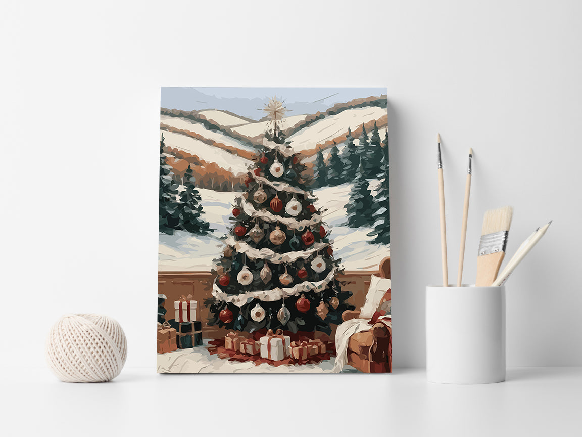 Set Pictură pe numere – Brad De Crăciun 6229