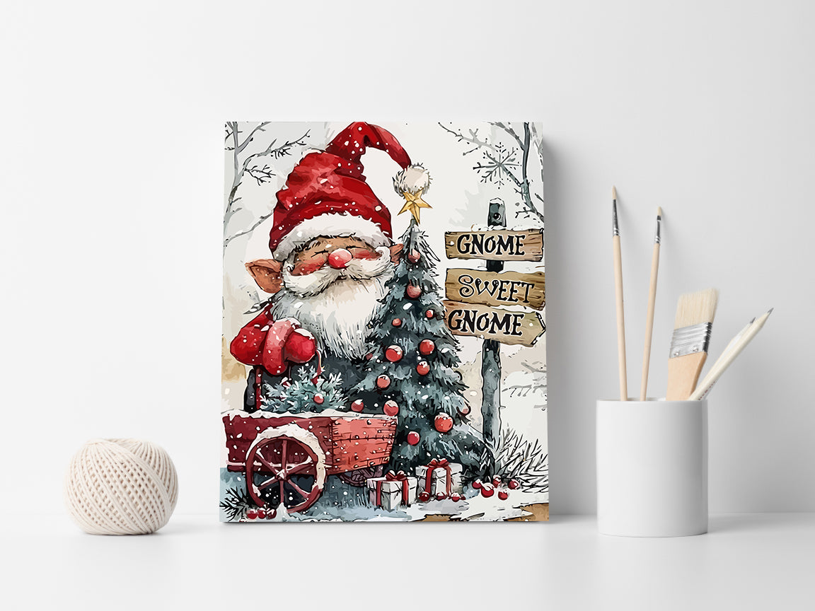 Set Pictură pe numere – Gnome Sweet Gnome 6123