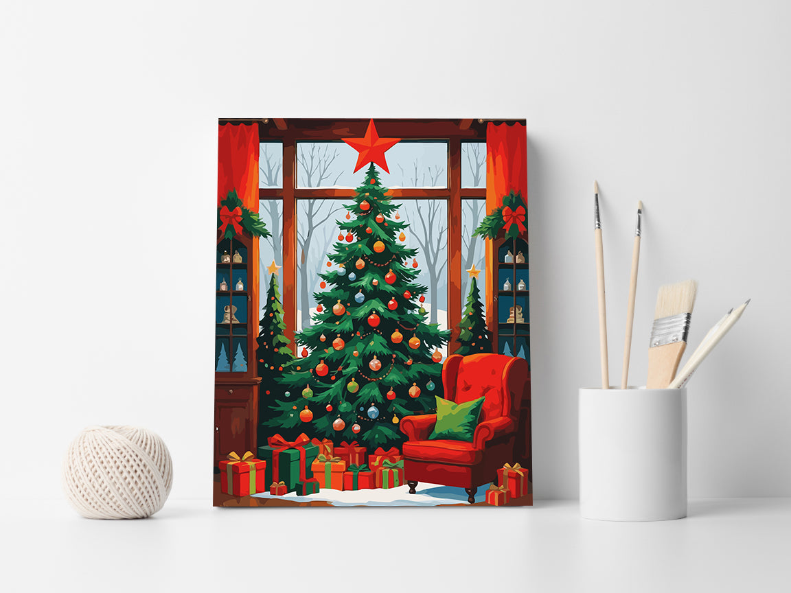 Set Pictură pe numere – Brad De Crăciun 6145