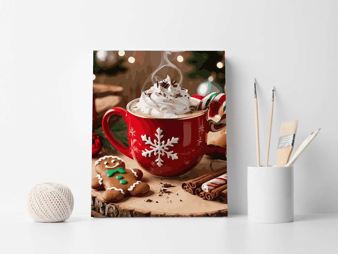 Set Pictură pe numere – Băutură Caldă 6177