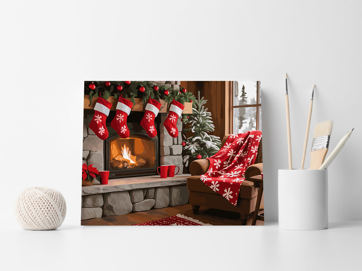 Set Pictură pe numere – Atmosferă De Crăciun 6231