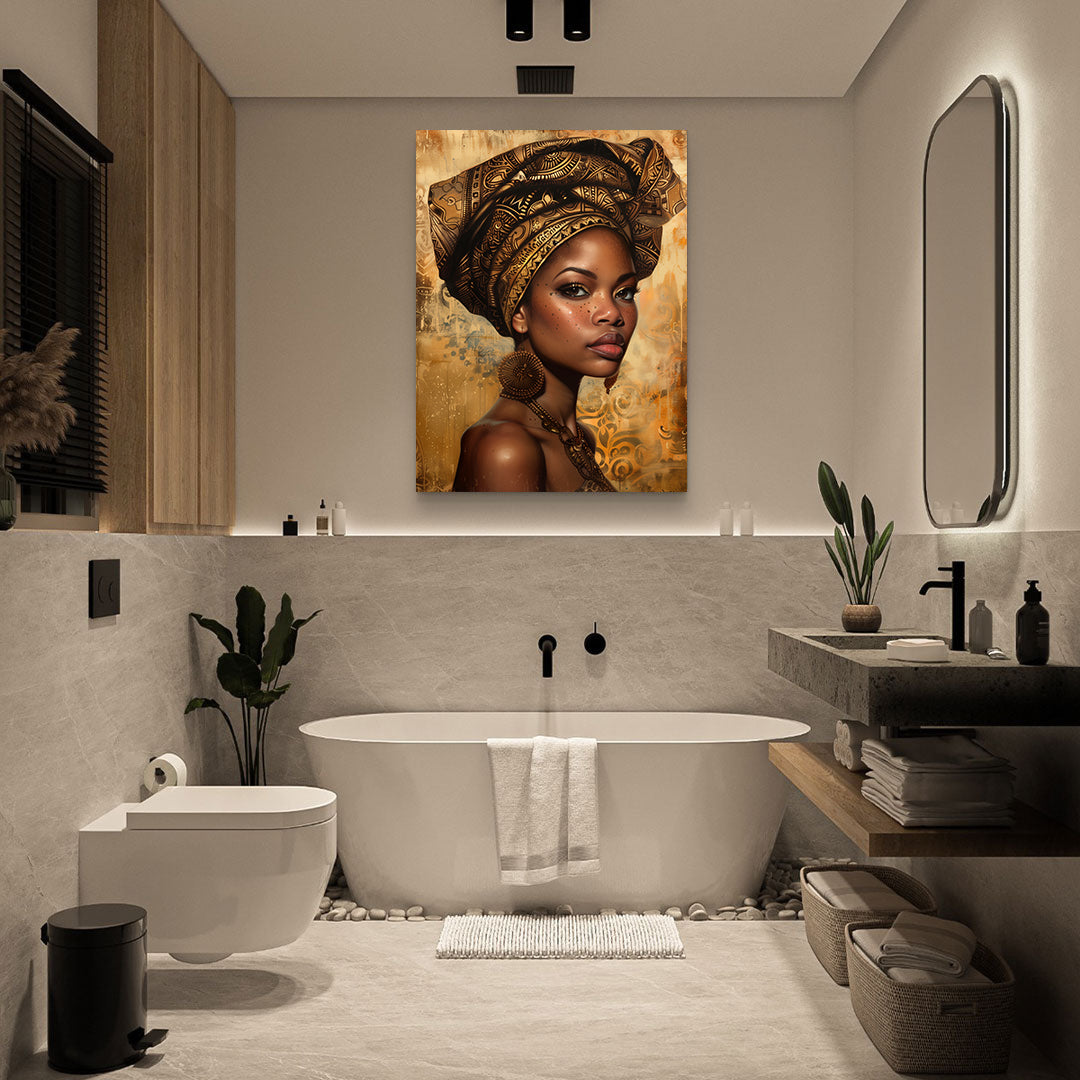 Peinture sur toile - Bougie allumée