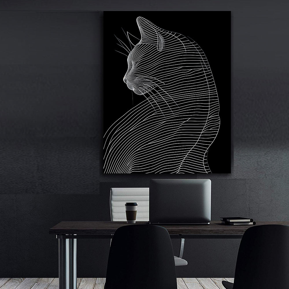 Peinture sur toile - Bougie allumée