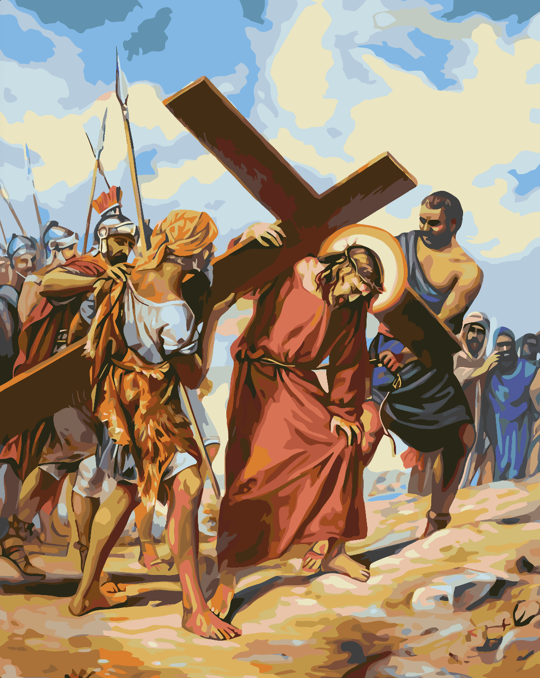 Peinture par numéros - Jésus Christ 4138