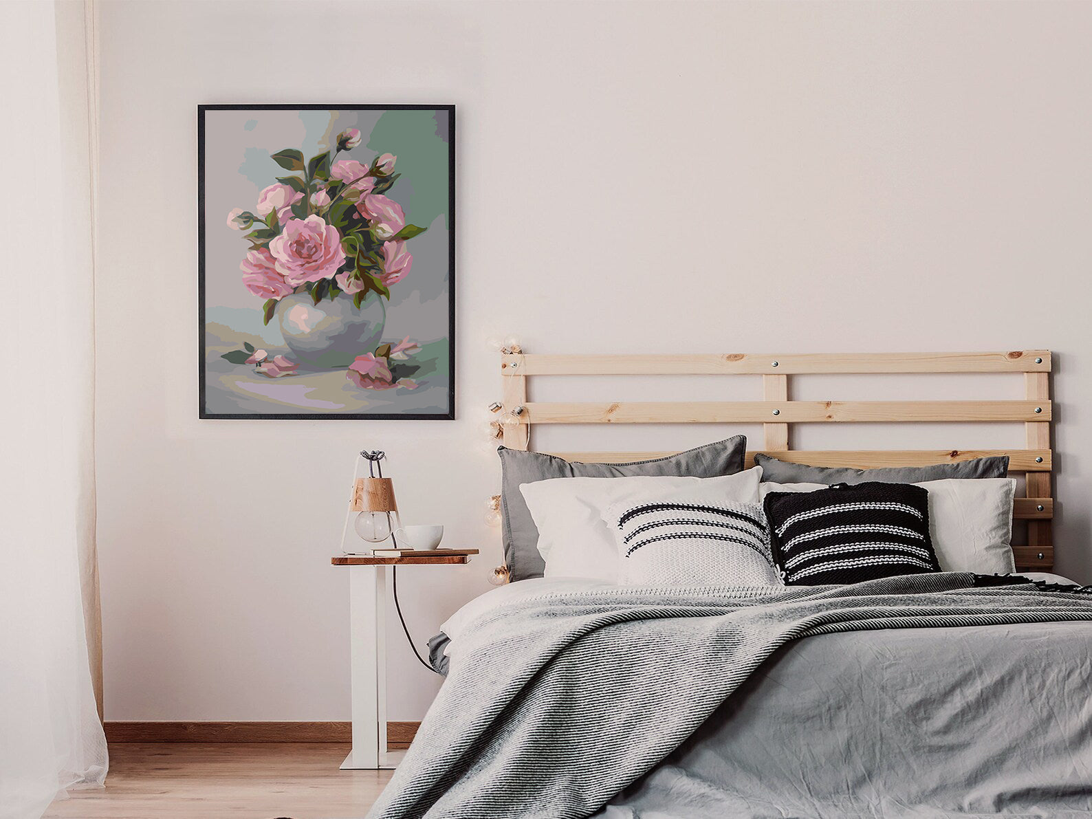 Malen nach Zahlen - Blumen in einer Vase 4155