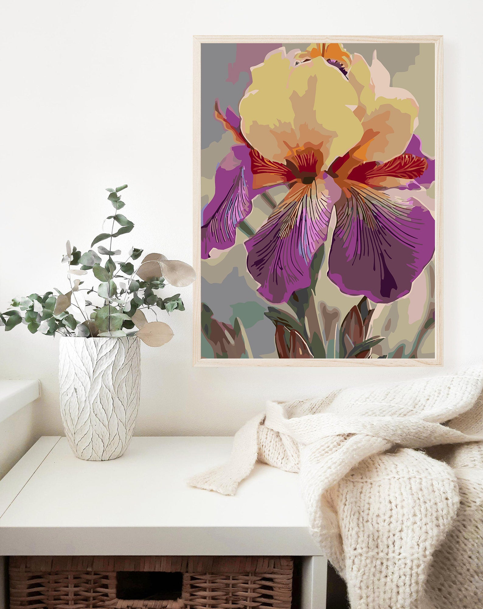 Malen nach Zahlen - Blumen in einer Vase 4156