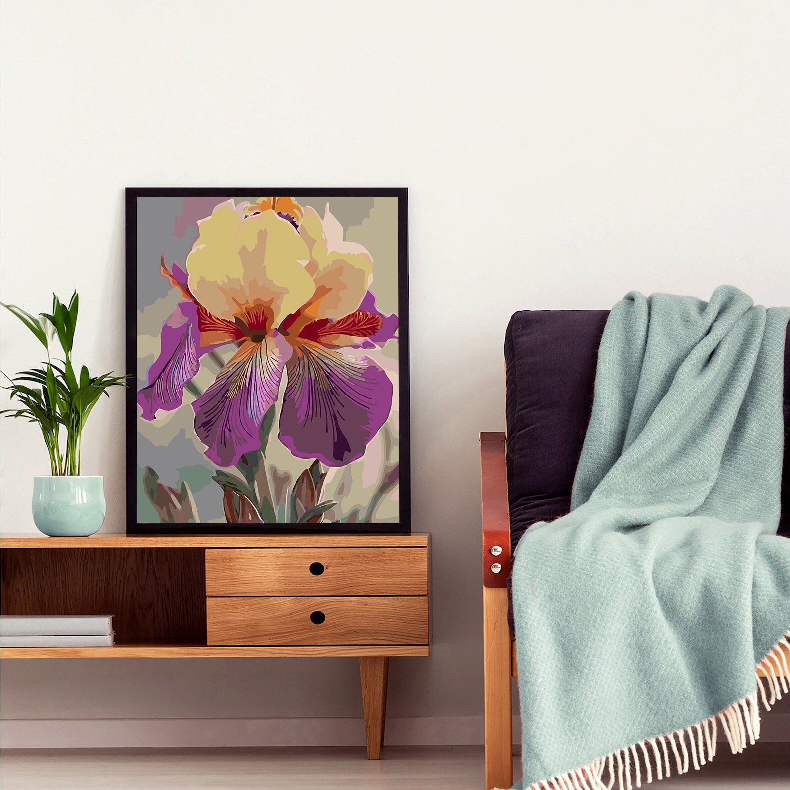 Malen nach Zahlen - Blumen in einer Vase 4156