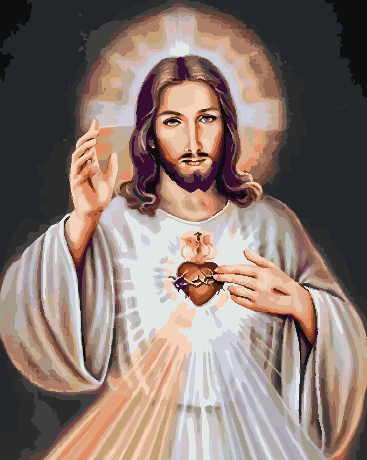 Peinture par numéros - Jésus Christ 4191