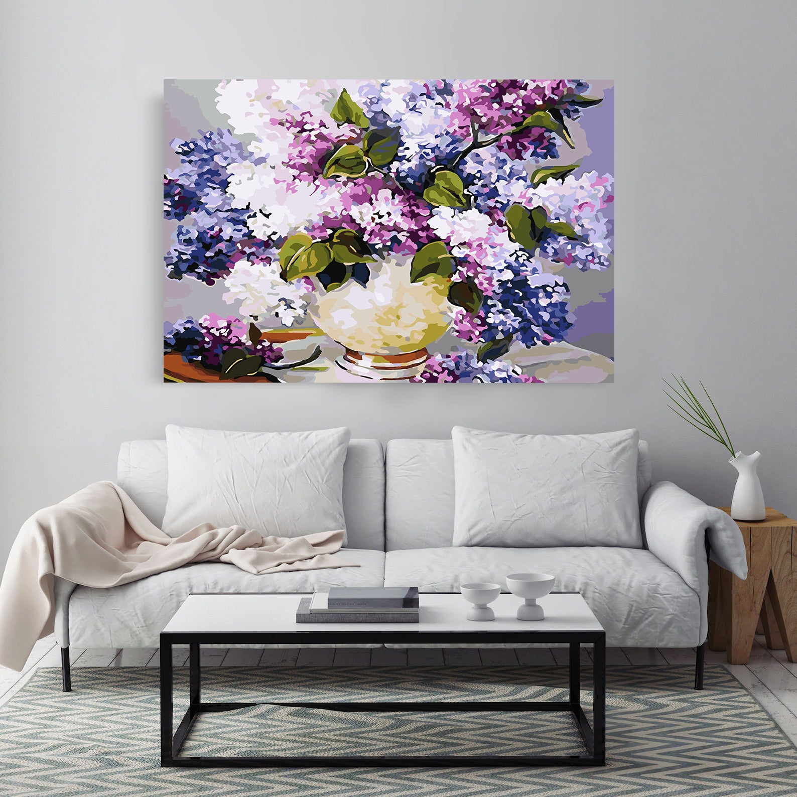 Malen nach Zahlen - Blumen in einer Vase 4215