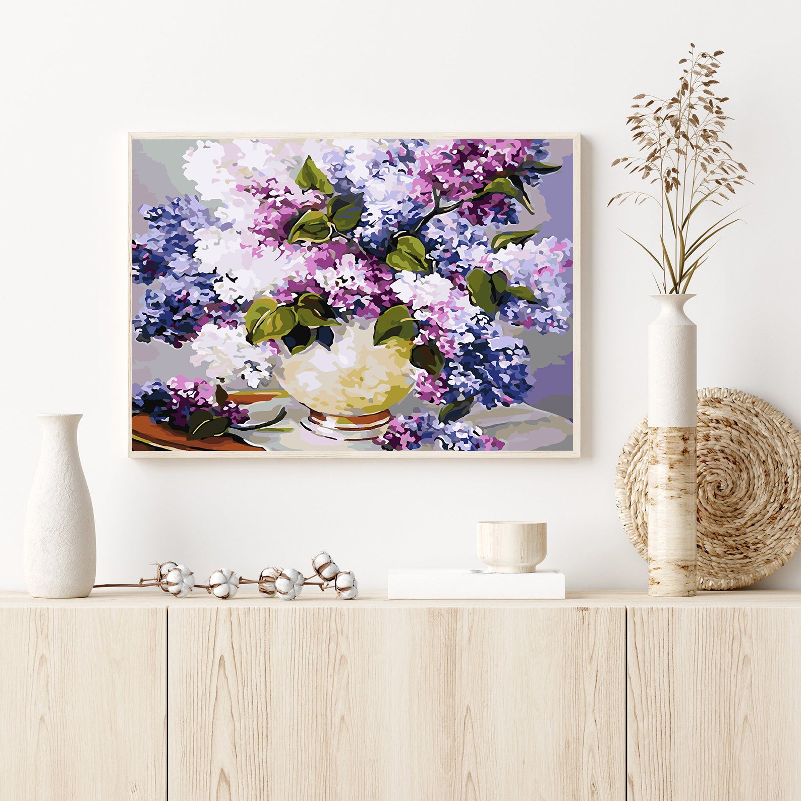 Malen nach Zahlen - Blumen in einer Vase 4215