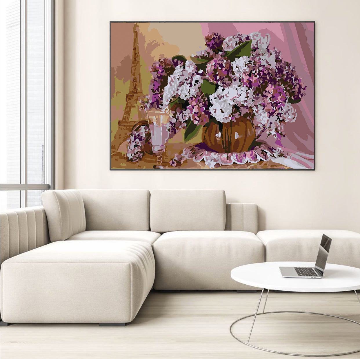 Malen nach Zahlen - Blumen in einer Vase 4216