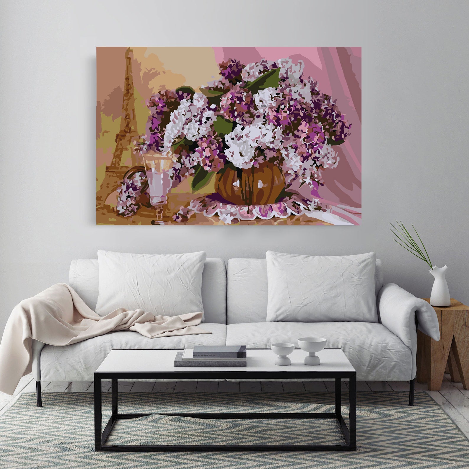 Malen nach Zahlen - Blumen in einer Vase 4216