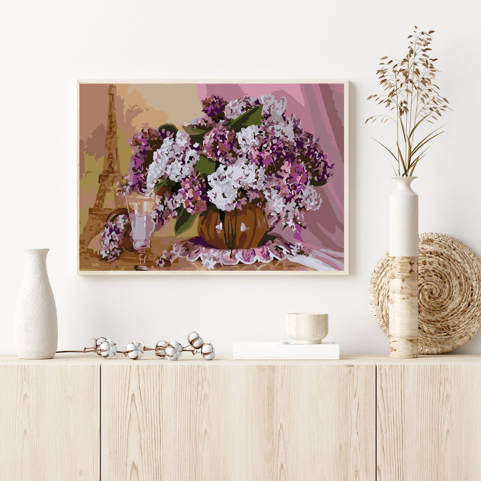 Malen nach Zahlen - Blumen in einer Vase 4216