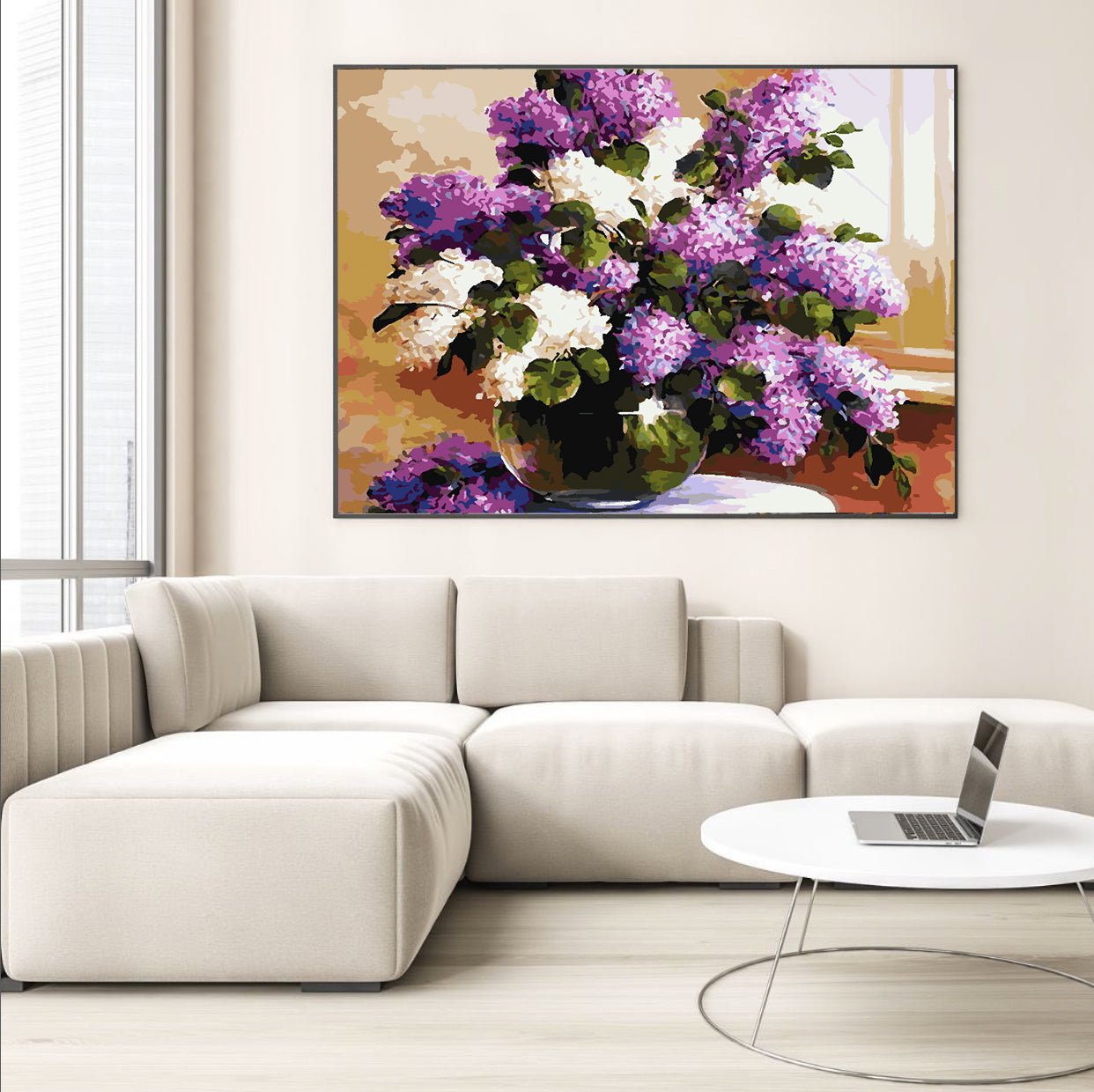 Malen nach Zahlen - Blumen in einer Vase 4218