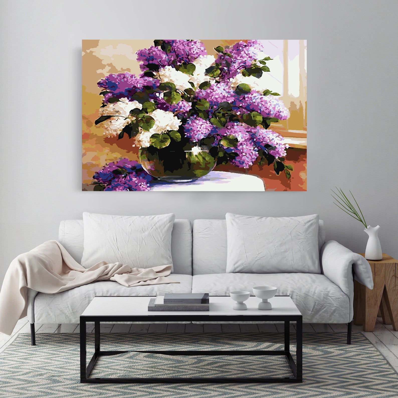 Malen nach Zahlen - Blumen in einer Vase 4218