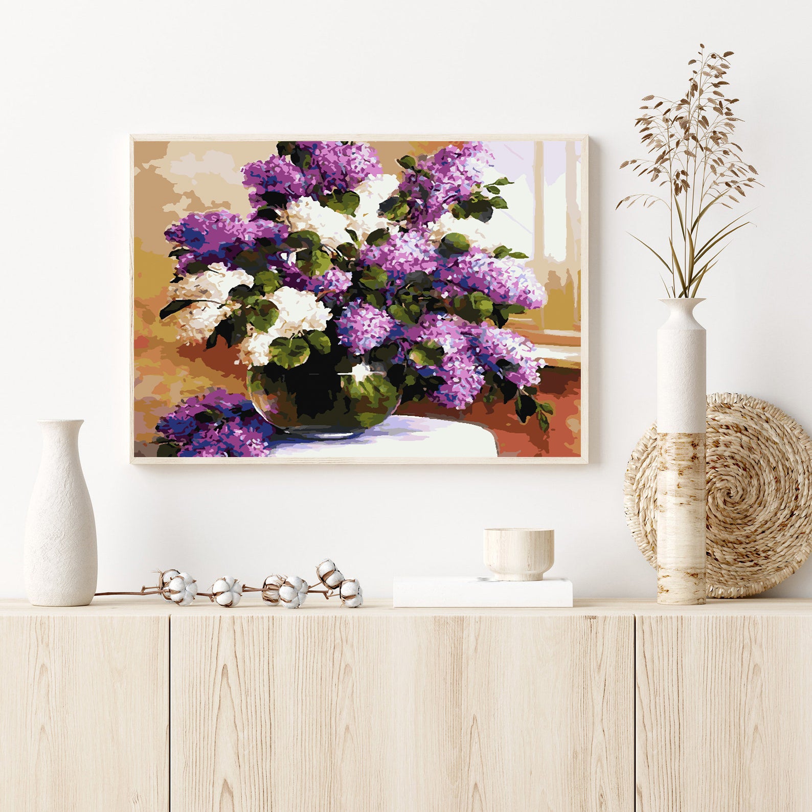 Malen nach Zahlen - Blumen in einer Vase 4218