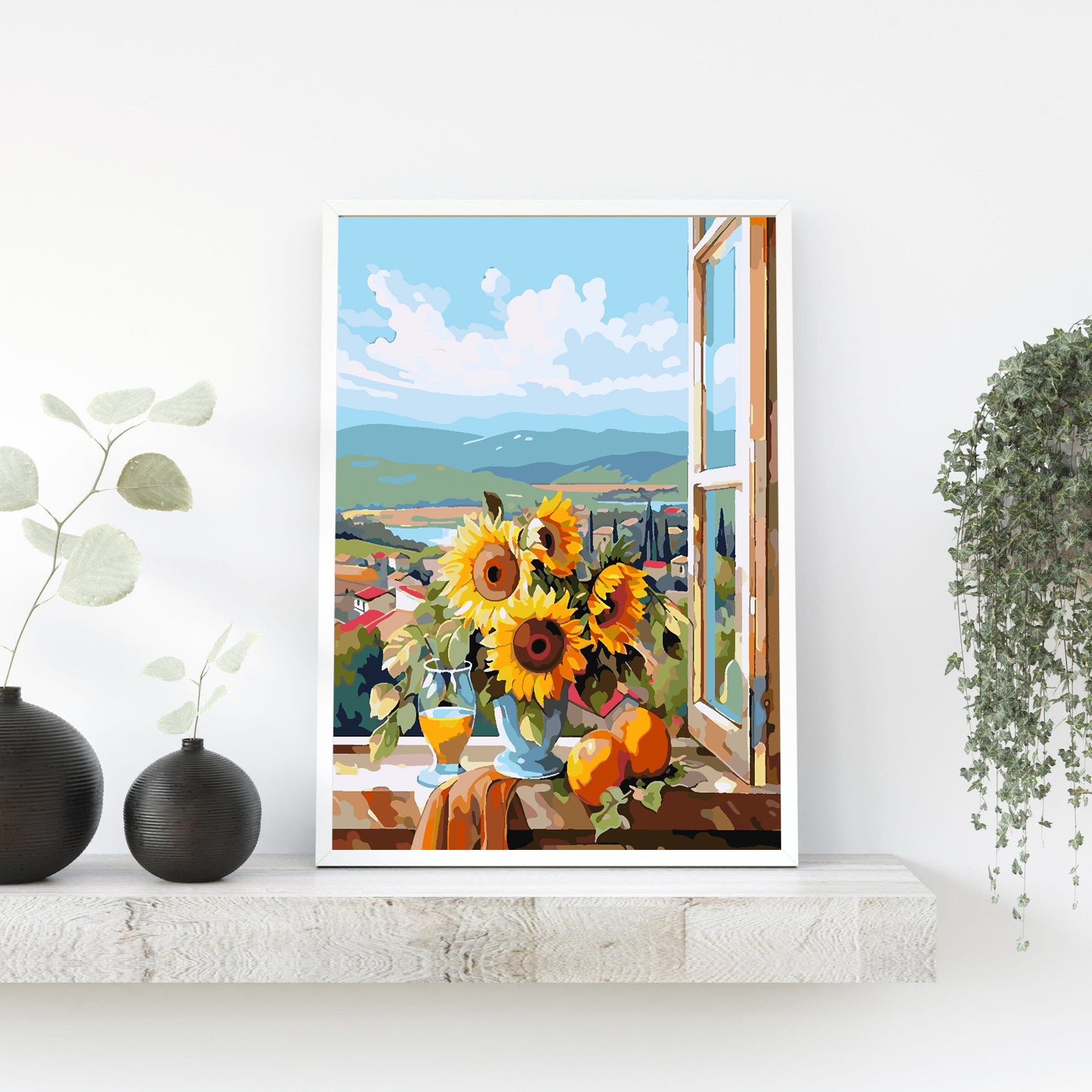 Pictura pe numere - Floarea Soarelui 4327