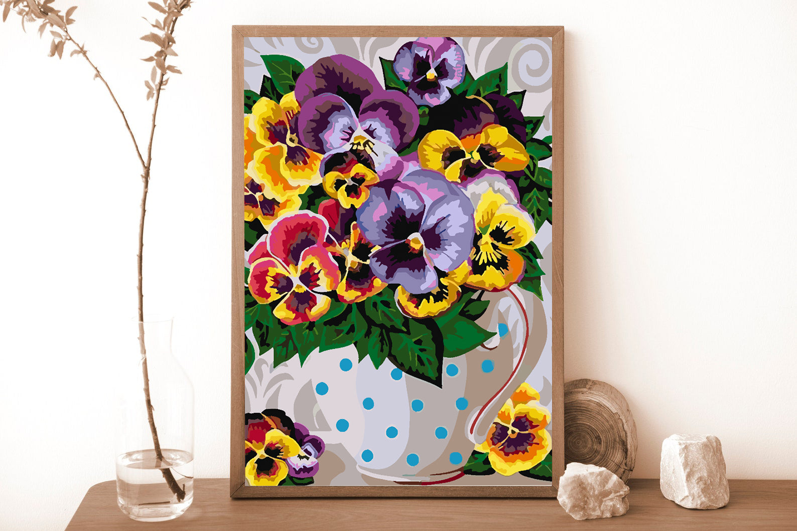 Malen nach Zahlen - Blumen in einer Vase 4333