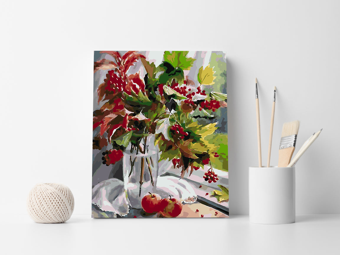 Malen nach Zahlen - Blumen in einer Vase 4351