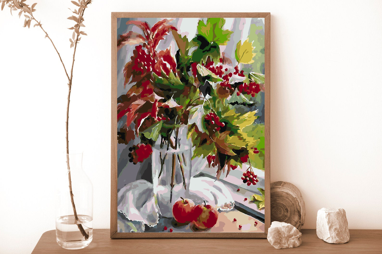Malen nach Zahlen - Blumen in einer Vase 4351
