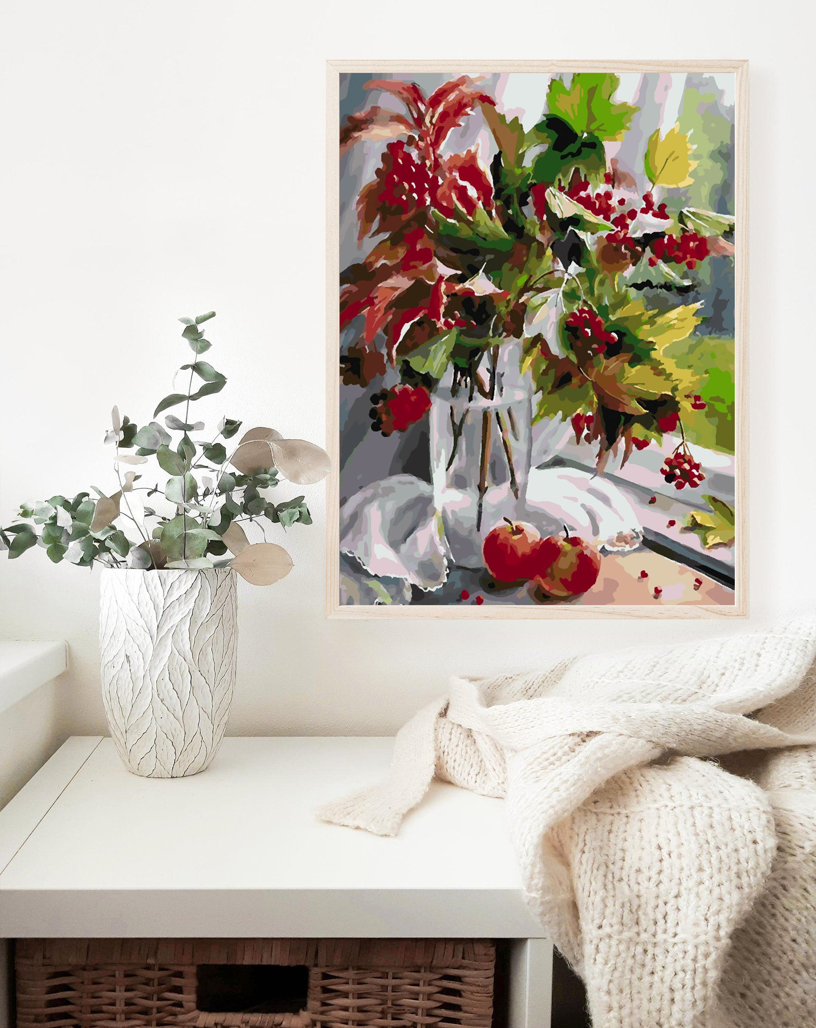 Malen nach Zahlen - Blumen in einer Vase 4351