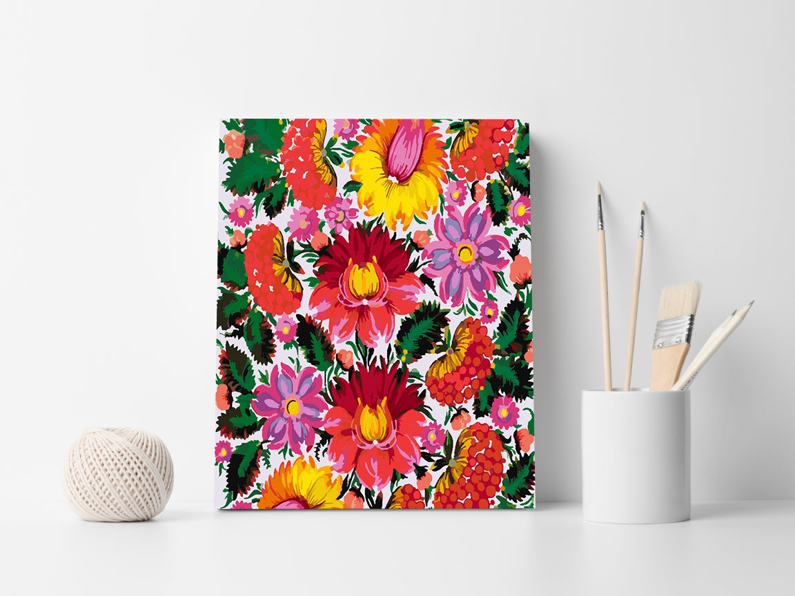 Malen nach Zahlen - Bunte Blumen 4438