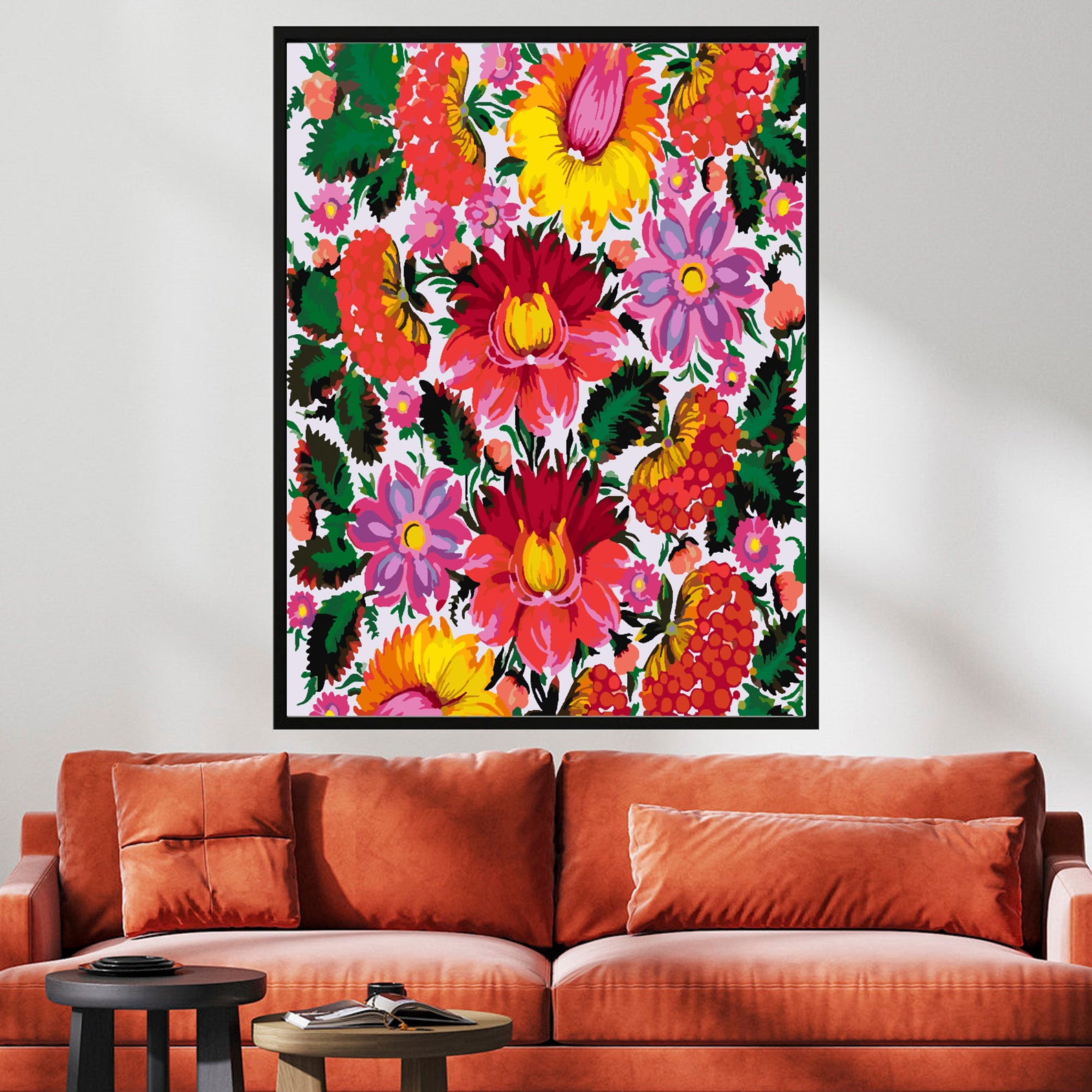Malen nach Zahlen - Bunte Blumen 4438