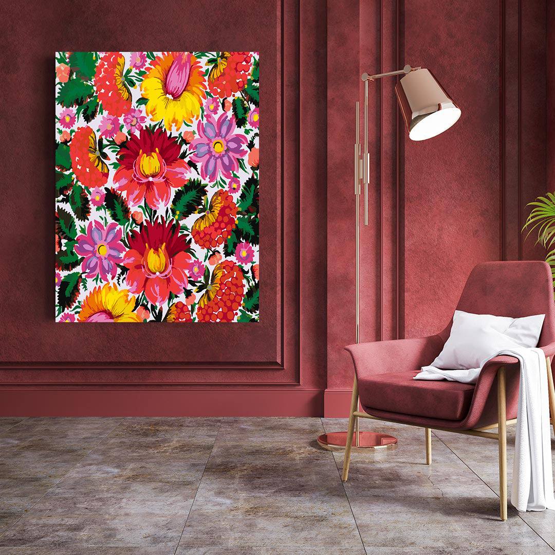 Malen nach Zahlen - Bunte Blumen 4438