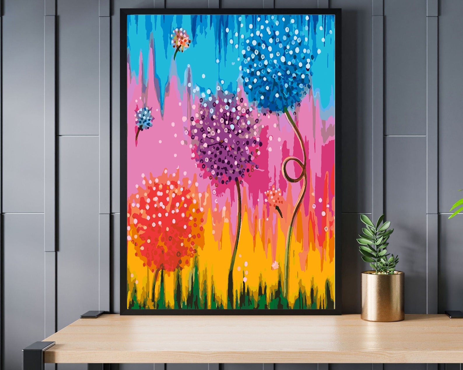 Malen nach Zahlen - Blumen 4439