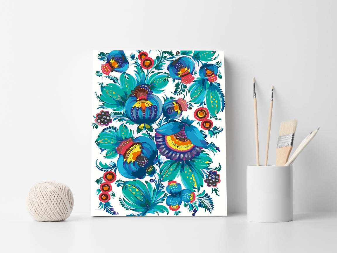 Malen nach Zahlen - Blumen 4447